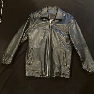 Andrew Marc Mens Leather Coat